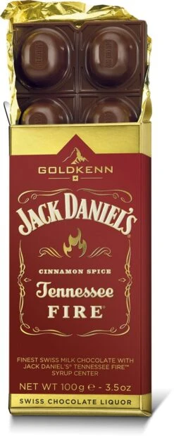 Jack Daniel's Tennessee Fire - Cinnamon Spice - Melkchocoladereep - Netto 100 Gram