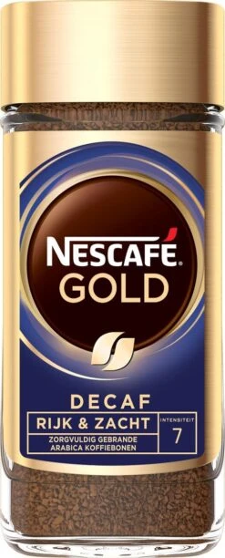 Nescafé Gold Decafé Oploskoffie - 6 Potten à 100 Gram 11 Nescafé Gold Decafé Oploskoffie - 6 Potten à 100 Gram -Voedsel Serie Winkel 484x1200 1