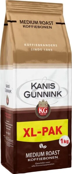 Kanis & Gunnink Medium Roast Koffiebonen - 4 X 1000 Gram - Voordeelverpakking 13 Kanis & Gunnink Medium Roast Koffiebonen - 4 X 1000 Gram - Voordeelverpakking -Voedsel Serie Winkel 497x1200