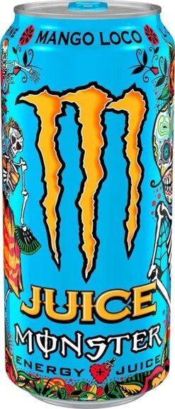 Monster Energy - Energiedrank - Promopakket - 24 Stuks - Juice Mango Loco -Voedsel Serie Winkel 514x1200