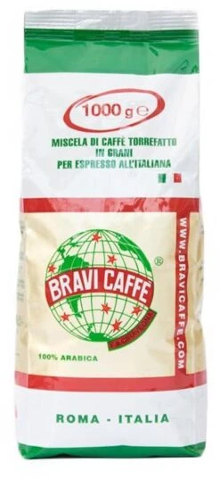 Bravi Caffe 100% Arabica Koffiebonen - 1 Kg