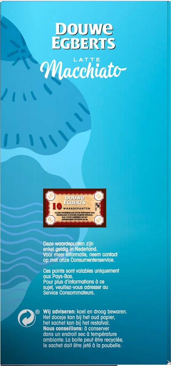 Douwe Egberts Verwenkoffie Latte Macchiato Oploskoffie - 5 X 8 Zakjes 8 Douwe Egberts Verwenkoffie Latte Macchiato Oploskoffie - 5 X 8 Zakjes - Afbeelding 6