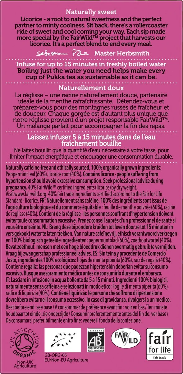 Pukka Thee Peppermint Licorice 4 Pukka Thee Peppermint Licorice - Afbeelding 2