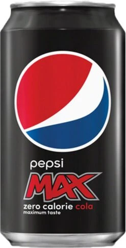 Frisdrank Pepsi Cola Max Blikje 0.33l - 24 Stuks - 24 Stuks -Voedsel Serie Winkel 610x1200