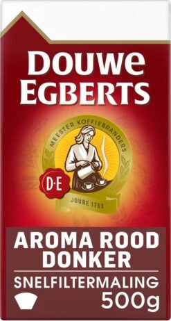 Douwe Egberts Aroma Rood Donker Filterkoffie - 6 X 500 Gram -Voedsel Serie Winkel 642x1200 3