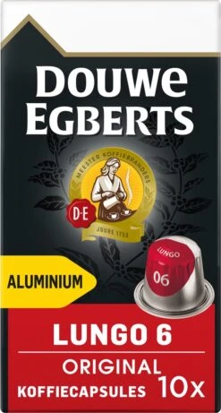 Douwe Egberts Lungo Original Koffiecups - Intensiteit 6/12 - 10 X 10 Capsules 18 Douwe Egberts Lungo Original Koffiecups - Intensiteit 6/12 - 10 X 10 Capsules -Voedsel Serie Winkel 643x1200