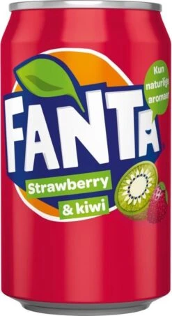 Fanta Strawberry Kiwi Blikjes Tray - 24 X 33cl -Voedsel Serie Winkel 655x1200