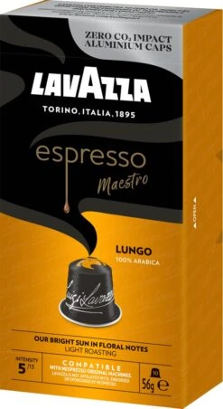 Lavazza Espresso Lungo - Aluminium Nespresso Capsules - 10 Stuks 14 Lavazza Espresso Lungo - Aluminium Nespresso Capsules - 10 Stuks -Voedsel Serie Winkel 656x1200 2