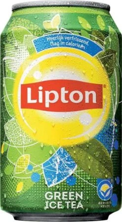 Lipton Ice Tea Green Blikjes Tray - 24 X 33 Cl -Voedsel Serie Winkel 662x1200 2