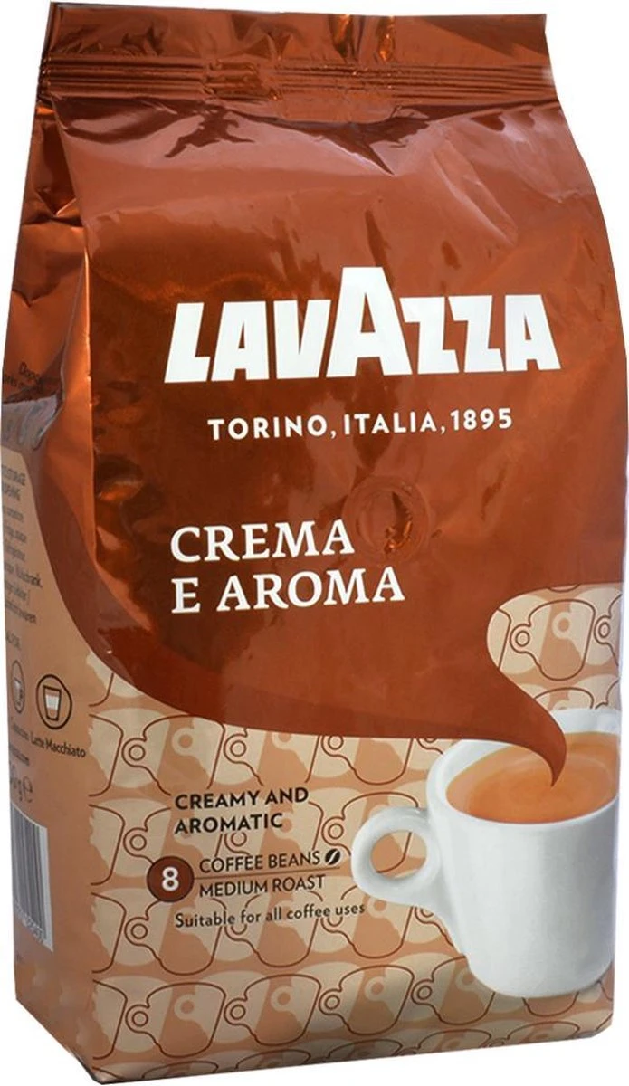 Lavazza Crema E Aroma Koffiebonen 8 Lavazza Crema E Aroma Koffiebonen - Afbeelding 6