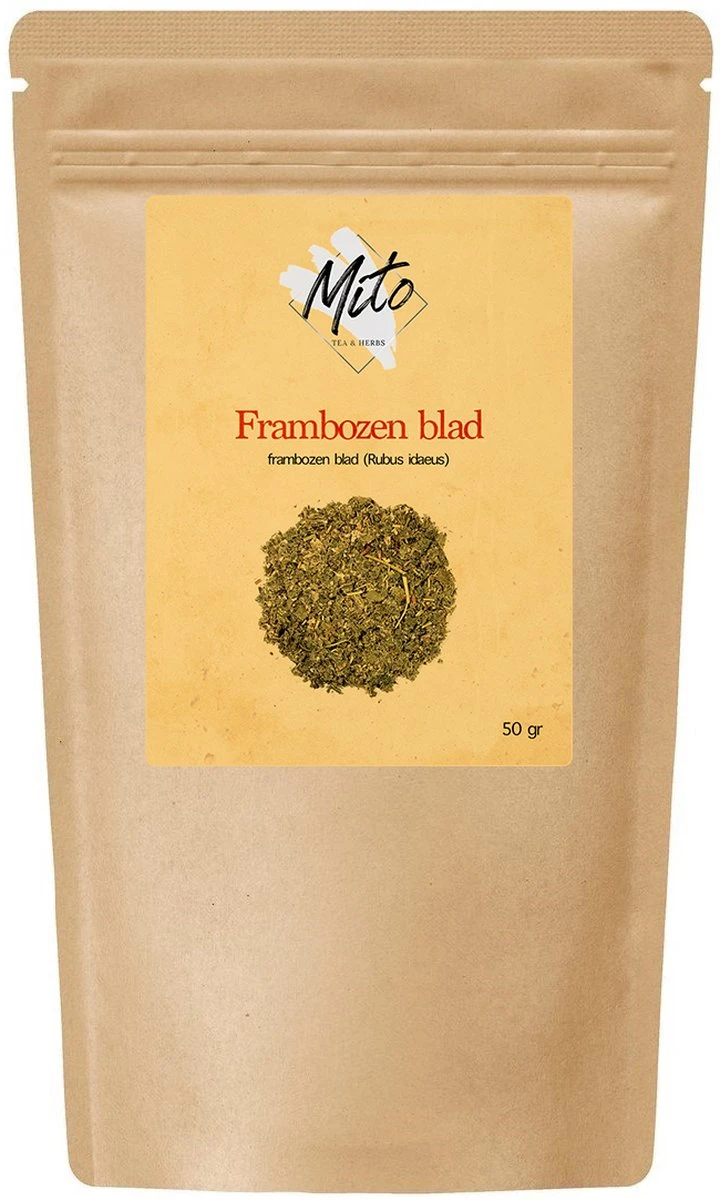 Mito Tea & Herbs - Frambozenblad Thee - Losse Thee - Rijk Aan Ijzer - Vruchtenthee - 50 Gram 3 Mito Tea & Herbs - Frambozenblad Thee - Losse Thee - Rijk Aan Ijzer - Vruchtenthee - 50 Gram