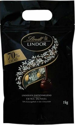 Lindt - Lindor Ballen Puur 70% - 1kg Zak -Voedsel Serie Winkel 722x1200 6