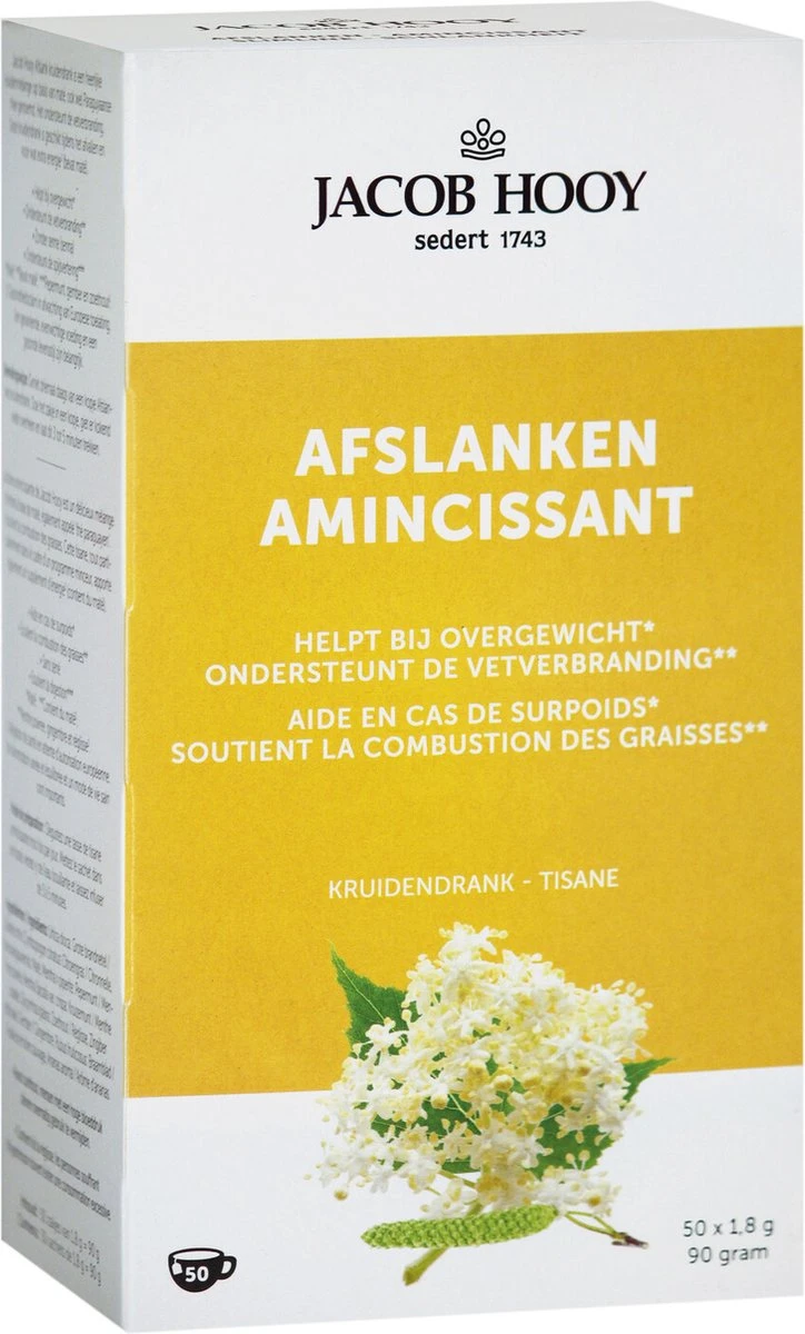 Jacob Hooy Slank Theezakjes 50 Stuks 3 Jacob Hooy Slank Theezakjes 50 Stuks