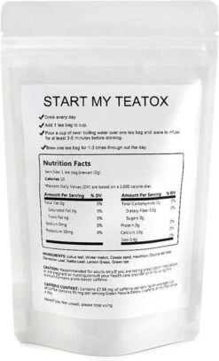 TeaTox™ 28 Dagen Afvallen Detox - Thee - Detox + E-book 30 Recepten -Voedsel Serie Winkel 728x1200 1