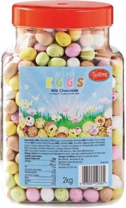 Victoria Mini Dragee Eitjes Melkchocolade - 2kg