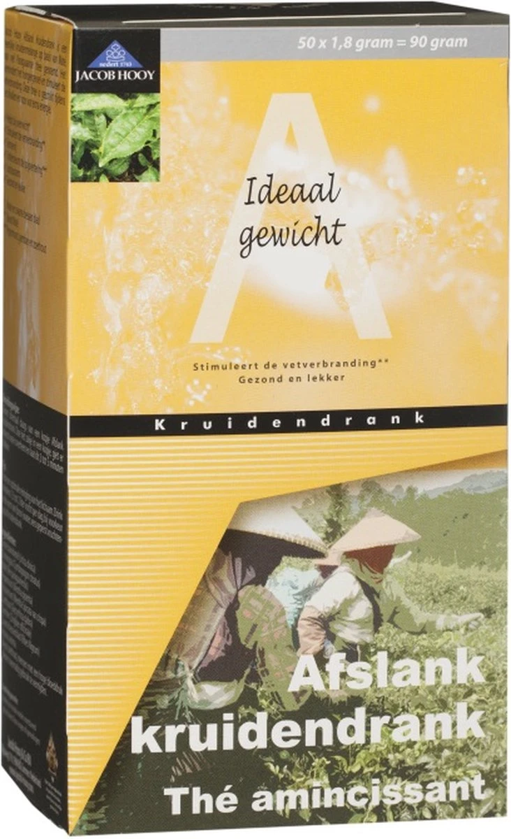 Jacob Hooy Slank Theezakjes 50 Stuks 4 Jacob Hooy Slank Theezakjes 50 Stuks - Afbeelding 2