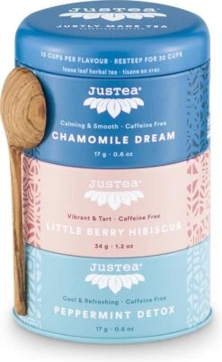 Mixverpakking-Justea-Kruidenthee-Biologisch-Losse Thee-Yoga