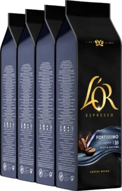 L'OR Espresso Fortissimo Koffiebonen (10) - 4 X 500 Gram