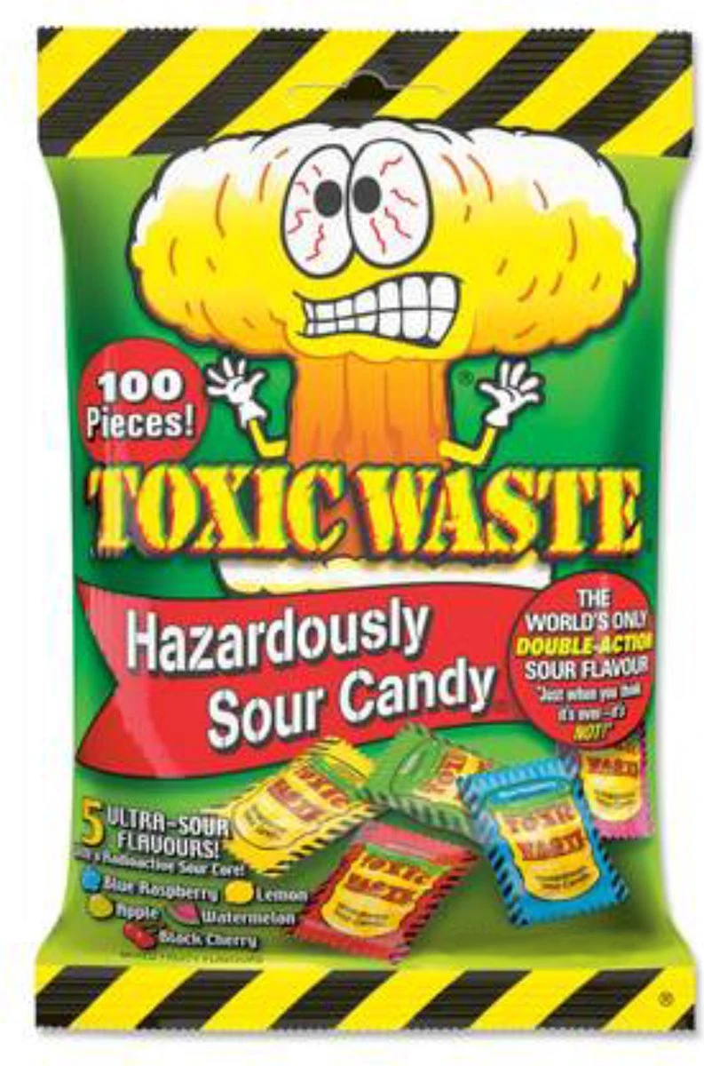 Toxic Waste Pakket 6 Delig - Snoep - Amerikaans Snoep Pakket - American Candy - Amerikaans Eten - Snoepgoed - Pakketbrievenbus - Snoep Box - Zuur Snoep - Zure Snoep 8 Toxic Waste Pakket 6 Delig - Snoep - Amerikaans Snoep Pakket - American Candy - Amerikaans Eten - Snoepgoed - Pakketbrievenbus - Snoep Box - Zuur Snoep - Zure Snoep - Afbeelding 6