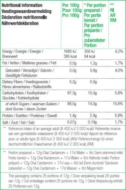 CHALO Cardamom Chai Latte - Indische Vegan Chai - Zwarte Assam Thee - 25 Porties/ 300GR -Voedsel Serie Winkel 796x1200 3