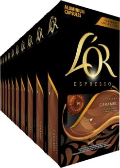 L'OR Espresso Caramel Koffiecups - 10 X 10 Capsules