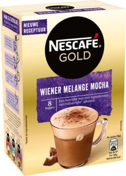 Nescafé Gold Wiener Melange Mocha Oploskoffie - 6 Doosjes à 8 Zakjes 11 Nescafé Gold Wiener Melange Mocha Oploskoffie - 6 Doosjes à 8 Zakjes -Voedsel Serie Winkel 856x1200 1
