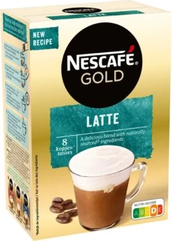 Nescafé Gold Latte Macchiato Oploskoffie - 6 Doosjes à 8 Zakjes 11 Nescafé Gold Latte Macchiato Oploskoffie - 6 Doosjes à 8 Zakjes -Voedsel Serie Winkel 856x1200 2