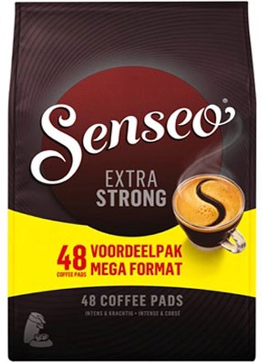 Senseo Extra Strong Koffiepads - 10 X 48 Stuks 3 Senseo Extra Strong Koffiepads - 10 X 48 Stuks
