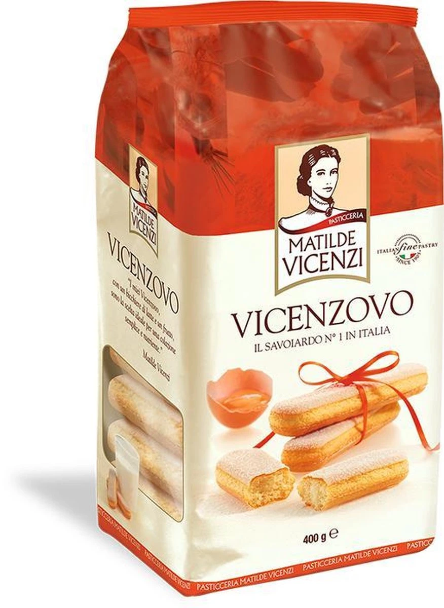 Matilde Vicenzi Vicenzovo No. 1 Savoiardi Van Italië | Italiaanse Lange Vingers | Koek | Koekjes | Koeken Bakken | Tiramisu | Amaretto | Dessert 3 Matilde Vicenzi Vicenzovo No. 1 Savoiardi Van Italië | Italiaanse Lange Vingers | Koek | Koekjes | Koeken Bakken | Tiramisu | Amaretto | Dessert