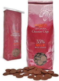 Melkchocolade 35% - Smeltchocolade Druppels - Melk Chocolade Chips - 1 Kg