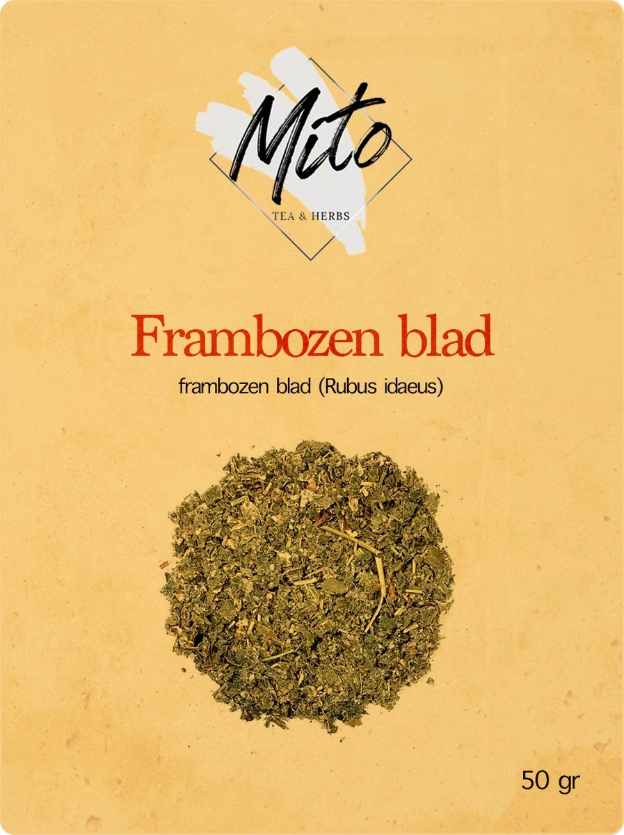 Mito Tea & Herbs - Frambozenblad Thee - Losse Thee - Rijk Aan Ijzer - Vruchtenthee - 50 Gram 6 Mito Tea & Herbs - Frambozenblad Thee - Losse Thee - Rijk Aan Ijzer - Vruchtenthee - 50 Gram - Afbeelding 4