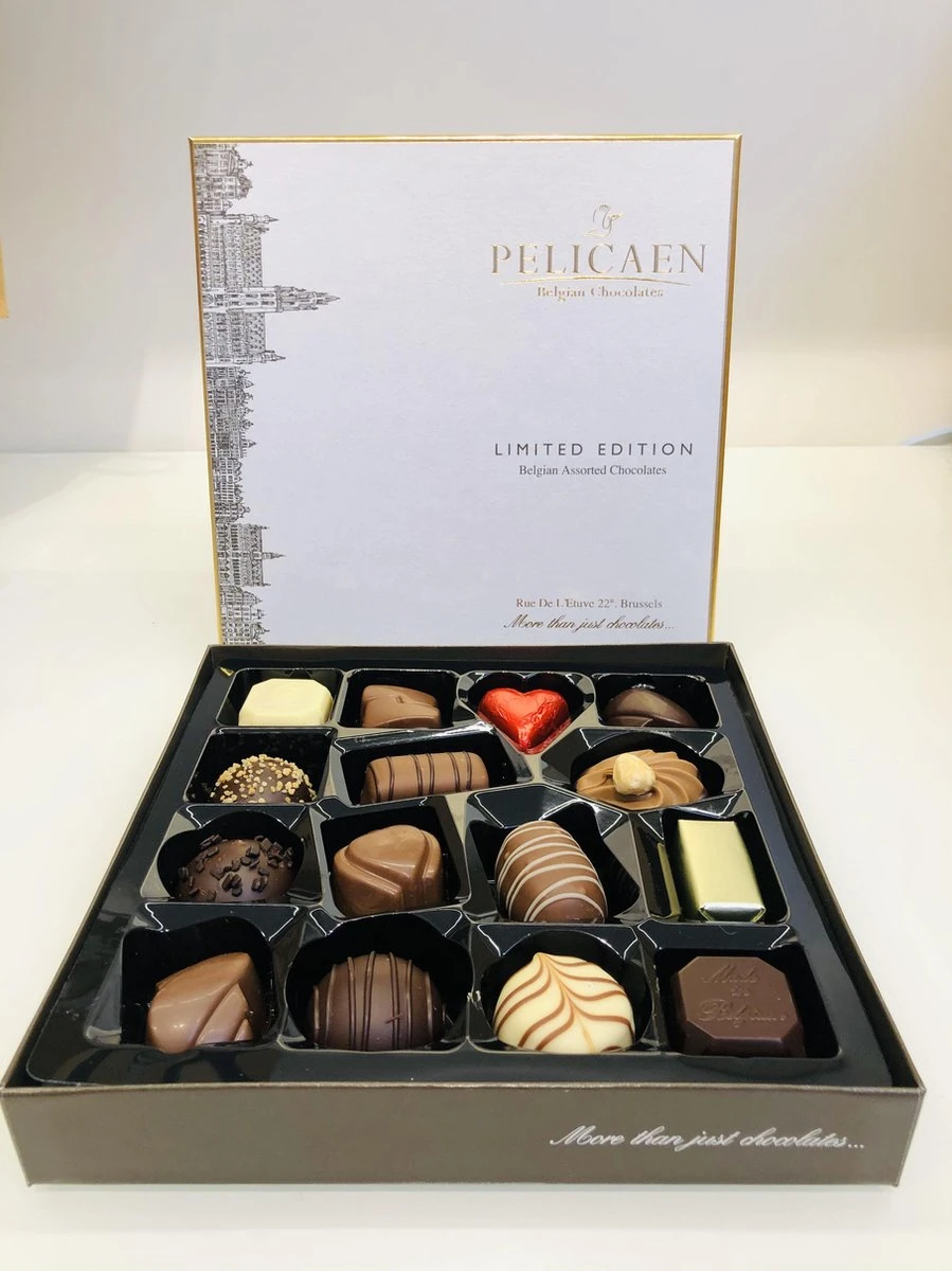 Pelicaen Belgische Chocolade Bonbons-Pralines - 200 Gram 5 Pelicaen Belgische Chocolade Bonbons-Pralines - 200 Gram - Afbeelding 3
