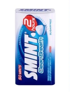 Smint Clean Breath Peppermint Pepermunt Snoep - Verfrissing - Suikervrij - 12 Blikjes -Voedsel Serie Winkel 915x1200 1