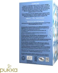 Pukka Feel New Thee, Met Anijs- En Venkelzaad - 4 X 20 Zakjes - GB-BIO-05 -Voedsel Serie Winkel 947x1200 2