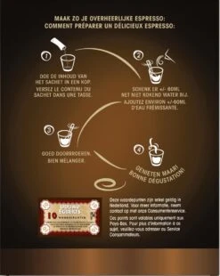 Douwe Egberts Espresso Sticks Oploskoffie - 6 X 25 Zakjes -Voedsel Serie Winkel 957x1200