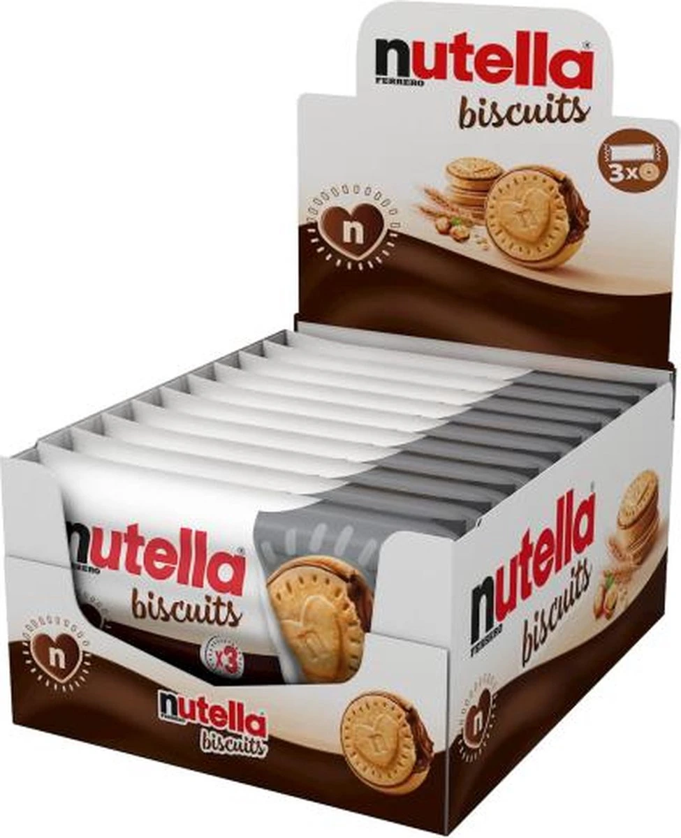 Nutella Biscuits Single 28 X 41,4 Gram 3 Nutella Biscuits Single 28 X 41,4 Gram