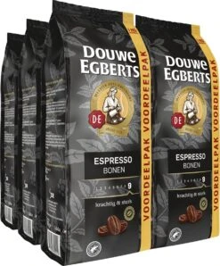 Nieuwkomers 1 Douwe Egberts Espresso Koffiebonen - 4 X 1000 Gram - Extra Grote Verpakking