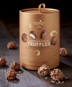 Lemaître Chocolatier - Geschenkverpakking Truffels - Vanille Roomboter & Caramel Zeezout - 500g - Chocolade Cadeau -Voedsel Serie Winkel 993x1200 4
